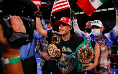 Brandon Figueroa scores career-best victory to capture WBC Super Bantamweight world title against Luis Nery watch highlights results full report