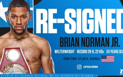 WBO champ Brian Norman Jr. commits to Top Rank devin haney bob arum boxrec wiki who is he watch fight highlights