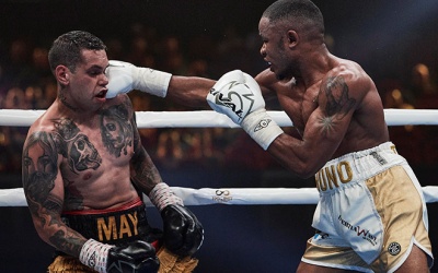 Bruno Tarimo vs Junlun Zhao boxrec returns to headline BOXINGMANIA on August 8 WBA Oceania Featherweight Championship title fight tickets how to watch
