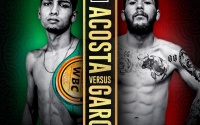 Mexican Bryan Acosta stopped mexico lee baxter Benito Sánchez García Cinco de Mayo holiday for the WBC Continental Americas super-featherweight title watch highlights full fight REBEL Entertainment Complex in Toronto Canada