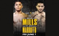 Super lightweight prospect Bryce Mills "beyond excited" to fight in front of International Boxing Hall of Famers june 7 boxrec syracuse boxer fighter Jose Marruffo DAZN how to watch