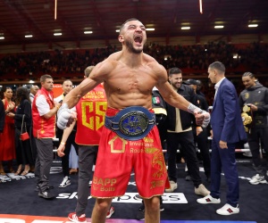 Simpson dropped twice but still manages to stop Zucco callum ivan european super middleweight title boxxer sky sports fight highlights ben shalom promoter next wiki world rankings ebu belt barnsley stadium