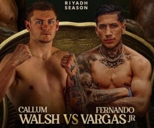 Unbeaten super-welterweights Callum “King” Walsh and Fernando “Feroz” Vargas Jr. clash on Canelo-Crawford card boxrec oddschecker wbc ireland cork irish who wins predictions bets odds bookies tips