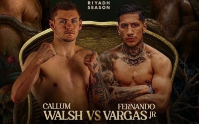 Unbeaten super-welterweights Callum “King” Walsh and Fernando “Feroz” Vargas Jr. clash on Canelo-Crawford card boxrec oddschecker wbc ireland cork irish who wins predictions bets odds bookies tips
