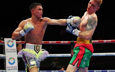 Cameron Vuong impresses against Joe Underwood Hughes in Anthony Joshua vs Daniel Dubois public workout show boxrec fight highlights results gavin gwynne next