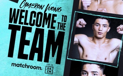 Senior ABA Elie champion from Necastle Cameron Vuong turns pro with Matchroom fight time pro debut lightweight boxrec