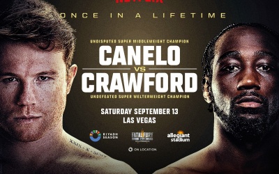Canelo Alvarez vs Terence Crawford set for Netflix super show on September 13 at The Allegiant Stadium, Las Vegas