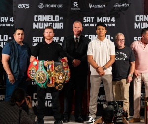 Canelo Álvarez vs Jaime Munguía launch press conference quotes fight time date tv channel live stream links free how to watch pbc on prime video ppv cost price oddschecker