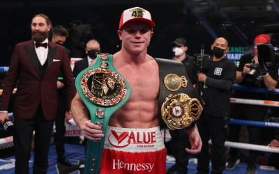 Saul “Canelo” Alvarez is WBC Boxer of the Month for January 2021 rankings p4p list who is the best boxer in the world no.1 the ring magazine wba super belt titles champion