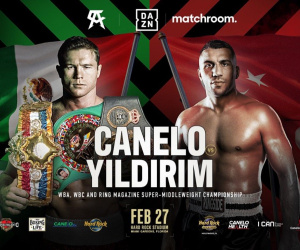 Tickets information for Canelo Alvarez's clash with Avni Yildirim in Florida on February 27