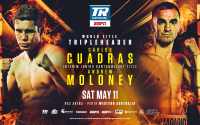 Carlos Cuadras vs Andrew Moloney world title fight added to Lomachenko-Kambosos Down Under show boxrec fight time date tv channel prime time top rank predictions
