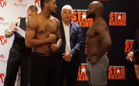 Carlos Takam vs Criag Lewis weigh in