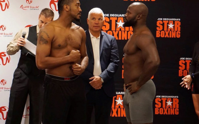 Carlos Takam vs Criag Lewis weigh in