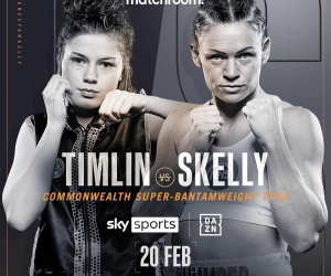 Carly Skelly vs Amy Timlin rematch cancelled first fight usyk chisora highlights youtube watch amateur career dave coldwell wiki who is she matchroom feb 20 next fight new date