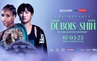 Who is Caroline Dubois next opponent? bo mi re shin conor slater manager seoul south korea boxrec wiki tapology watch full fight highlights oddschecker predictions