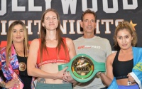 Chelsey Anderson and Aida Satybaldinova clash for the WBC International Lightweight title boxrec fight time date tv channel how to watch what start live stream links results reports
