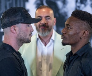 Christian Mbilli tells fans "Don't blink" when he fights Mark Heffron on May 25 press conference quotes boxrec how to watch