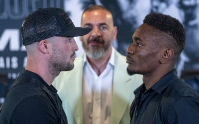 Christian Mbilli tells fans "Don't blink" when he fights Mark Heffron on May 25 press conference quotes boxrec how to watch