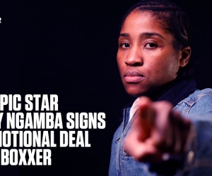 Paris 2024 Olympic bronze medallist Cindy Ngamba turns pro boxxer benjamin shalom amateur refugee wiki career record university cameroon gay lesbian boxer