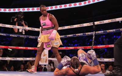 Claressa Shields makes boxing history as she is crowned WBC heavyweight champion vanessa paige knockout ko tko 2nd round knockdown watch highlights fight