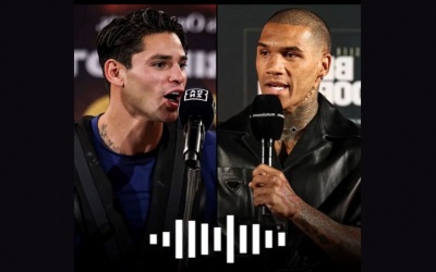Conor Benn and Ryan Garcia agree to fight in social media heated row boxrec fight time date tv channel undercard america bbbofc banned drug cheats