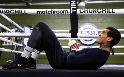 Conor Benn training regime promises sheer violence brutality and spite against Peter Dobson in Las Vegas debut johnny fisher eddie hearn feb 3 saturday night how to watch dazn uk time ringwalks main event boxrec