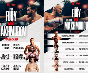 Tyson Fury vs Arslanbek Makhmudov full undercard announced Conor Benn Regis Prograis Jeamie TKV and Richard Riakporhe Troy Williamson Simon Zachenhuber justis huni frazer clarke heavyweight boxrec netflix tickets