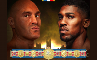 Winner of Tyson Fury vs Anthony Joshua will be presented with a belt made of gold ring magazine turki alalshikh where will the fight be held venue location wembley stadium fight of britain