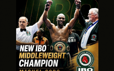 Michel Soro crowned IBO World middleweight champion wiki boxrec ivory coast Trained by Abel Sanchez Hassan Mwakinyo Abidjan