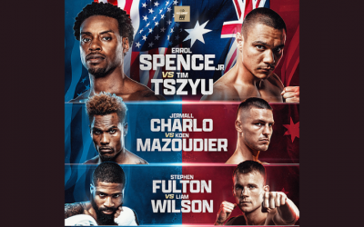 Errol Spence Jr. vs Tim Tszyu USA vs Australia undercard revealed boxrec wiki fight time date tv channel how to watch