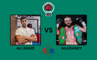 Two unbeaten British welterweights lock horns for IBO title in the New Year muhammad Ali Zahid and willy welsh area middlweight super belts Gilheaney watch fight hihglights boxrec results
