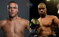 Unbeaten British rival odds-on favourite to become Daniel Dubois next opponent fabio wardley jake paul anthony joshua aj rematch party gathering house father dad