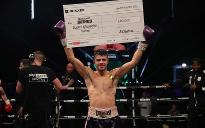 Cori Gibbs wins three fights in one night to scoop up £40k prize in BOXXER Super-Lightweight tournament boxrec undefeated