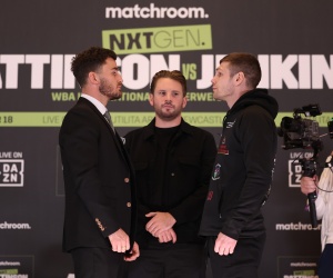 Cyrus Pattinson vs Chris Jenkins NXTGEN press conference quotes fight time date tv channel undercard Newcastle DAZN Utilita Arena WBA International Welterweight Title Pat McCormack