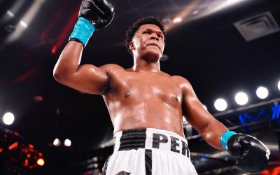 Dainier “The Fear” Pero boxrec wiki amateur career record pro locked in ahead of WBA Continental USA title defense in Orlando Donald Haynesworth trained trainer coach bob santos world rankings