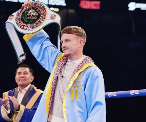 Dalton 'Thunder' Smith receives the WBC Ricky Hatton Legacy belt for his fighting spirit boxrec wiki