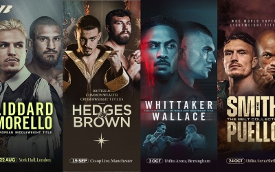 Matchroom announce four new shows boxrec wiki including Dalton Smith George Liddard vs Dario Morello Albert Puello Ben Whittaker vs Conor Wallace John Hedges vs Pat Brown