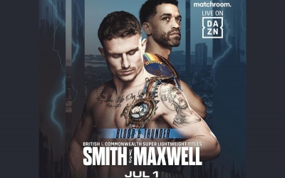 Dalton Smith and Sam Maxwell will clash for the British and Commonwealth Super-Lightweight Titles boxrec fight time date tv channel undercard oddschecker who wins expert views sheffield pro amateur record eddie hearn