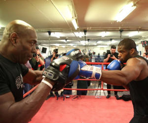 Frank Bruno and Daniel Dubois