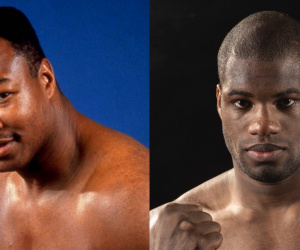 Frank Warren compares heavyweight sensation Daniel Dubois with all-time great Larry Holmes