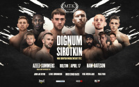 Danny Dignum clashes with No.1 Russian Andrey Sirotkin in April mtkfightnight mtk fight night 17 fight time date tv channel wbo european