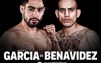 Jose Benavidez Jr. and Danny “Swift” Garcia promise Fight of the Year contender fight time date tv channel undercard sr. trainer father dad angel predictions how to watch boxrec