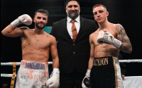 Danny Quartermaine vs Jack Bateson title fight stopped in second round gbm sports fight highlights rematch date ibf wbo european title watch promoter izzy asif