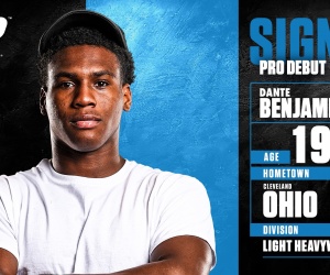 The Inferno Goes Pro Dante Benjamin Jr. Signs Promotional Contract with Top Rank boxrec fight date tv channel tickets betting oddschecker bob arum amateur career record