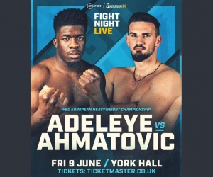 David Adeleye and Emir Ahmatovic clash in the York Hall boxrec fight time date tv channel undercard tickets york hall what start predictions preview