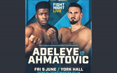 David Adeleye and Emir Ahmatovic clash in the York Hall boxrec fight time date tv channel undercard tickets york hall what start predictions preview