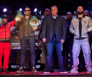 Derrick James, Bob Santos, SugarHill Steward and Buddy McGirt break down the David Benavidez vs Caleb Plant fight expert analysis who wins why how preview predictions game plan watch highlights full results night boxrec