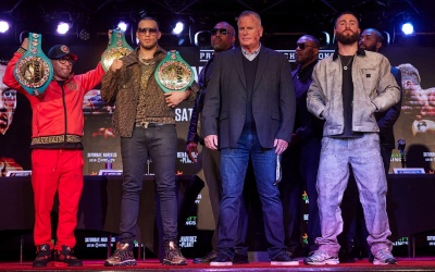 Derrick James, Bob Santos, SugarHill Steward and Buddy McGirt break down the David Benavidez vs Caleb Plant fight expert analysis who wins why how preview predictions game plan watch highlights full results night boxrec