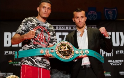David Benavídez vs David Lemieux final press conference quotes wbc interim oddschecker billy joe saunders next fight date time ringwalks tv channel details how to watch live stream links