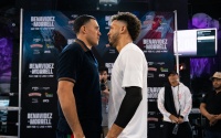 David Benavidez almost comes to blows with David Morrell Jr during face-off: "Now I’m really gonna put a beating on him!" boxrec fight night tickets axs.com